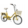 Bicykel mestský- Skladací bicykel Cinzia Smarty 68cal žltá (Bicykel mestský- Skladací bicykel Cinzia Smarty 68cal žltá)