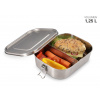 Box na oběd s rozdělovačem, nerez, 1,25 l - WEIS (Nerezový obědový box s těsněním a přepážkou - WEIS)