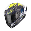 Integrální helma Scorpion Exo-Race Air Kobra Fim2 matná modro/fluo žlutá - Velikost L