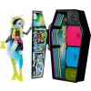 Monster High Frankie Stein Strašidelnétajomstvá Séria 3 Neónová Sada HNF79