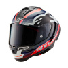 prilba SUPERTECH R10 TEAM ALPINESTARS matný karbón/fluo červená/modrá/biela 2025 Veľkosť: 2XL (obvod 63 - 64 cm), Veľkost: 2XL (obvod 63 - 64 cm)
