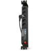 PremiumCord Acar Prepäťová ochrana 504WF Rack 19