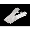 Stoklasa Společenské saténové rukavice 40 cm, 60 cm - 4 (40 cm) bílá