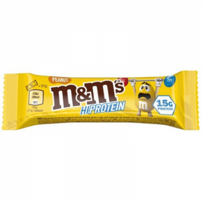 M&M‘s HiProtein Bar - Mars Příchuť: arašíd, Balení (g): 12 x 51 g