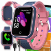 DETSKÝ SMARTBAND S GPS, FUNKCIOU VOLANIA A SIM KARTY, RUŽOVÝ