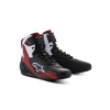 Topánky FASTER-4, ALPINESTARS (čierna/biela/tmavo červená, veľ. 38)