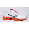 Mizuno WAVE STEALTH 6 White-Fiery Coral 2-Citrus UK 10 / US 11 / EUR 44,5 / CM 29,5