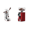 La Pavoni Esperto Abile + Eureka Mignon Specialita Smart, CR ferrari red