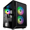 Kolink Citadel Mesh, PC, Čierna, micro ATX, Mini-ITX, Sieťovina, Plast, Oceľ, Temperované sklo, 19 cm, 34,5 cm