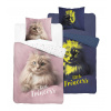 Detexpol Svietiace obliečky Mačka Little Princess Bavlna 140x200 70x80