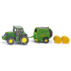 Siku John Deere s lisem na balíky 1:87