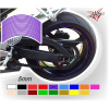 Prúžky na ráfiky v šírke 5mm fialová veľkosť bicykla 14-15