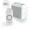 Honeywell DC515NP2 Bezdrátový zvonek bílý, 6 tónů, dosah 150m, 80dB, základna do zásuvky