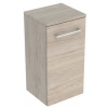 Geberit Selnova Square Bočná skrinka nízka, 650x330x297mm, 1 dvierka, Orech hickory svetlý GEB 501.275.00.1