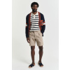 ŠORTKY GANT REL LINEN PINSTRIPE DS SHORTS CONCRETE BEIGE
