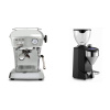 Ascaso Dream ONE, leštený hliník + Rocket Espresso FAUSTO 2.1, black