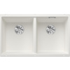 Blanco Subline 350/350 - Silgranitový drez, 76x46 cm, biela 523578