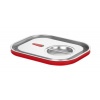 Veko pre nádoby GN so silikónovým tesnením, HENDI, Kitchen Line, GN 1/2, 265x325mm
