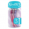 Gillette Venus 3 Colors Jednorazové Holiace Strojčeky, Balenie 3