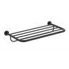 Ideal Standard IOM Polička s držiakom uterákov, dĺžka 57 cm, hodvábna čierna A9106XG