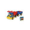 Auto Gigant truck + detská vlečka plast 55cm v krabici Wader