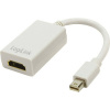 LogiLink CV0036A DisplayPort / HDMI adaptér [1x mini DisplayPort zástrčka - 1x HDMI zásuvka] biela 10.00 cm; CV0036A