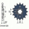 SUNSTAR PREDNÉ OZUBENÉ KOLESO SUNF320-14