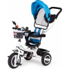 EcoToys s otočným sedadlom a nafukovacími kolesami modrá