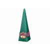 Nohel Garden Sviečka ZVONČEK NA ŠERPE PYRAMÍDA vianočný 6x6x19cm