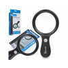 Lupa – zväčšovacie sklo 88mm 10x s 18 LED diódami
