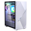 case Zalman miditower Z3 Iceberg White, E-ATX/mATX/Mini-ITX, průhledný bok, 2x ARGB vent., bez zdroj