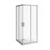 Jika Nion Sprchový kút 90x90 cm, Jika perla Glass, strieborná/sklo arctic H2512N20026661