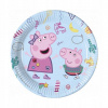 Tanieriky Procos Prasiatko Peppa 23 cm 8 ks