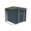 Rojaplast CHESTER A domek 184 x 257 x 142 cm, šedá