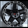 MAK TREK 9x20 5x108 ET42 GLOSS BLACK MIRROR RING
