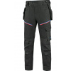 Nohavice CXS LEONIS, pánske, čierne s modro/červenými doplnkami Veľkosť: 46