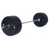 TRINFIT Olympijská činka 120 kg Bumper BLACK / 50 mm