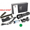 LED Baterka Wolf-Eyes Defender-III Zelená LED Full Set (Pre výber varianty kliknite nižšie na červené pole VYBERTE.)