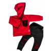 Teplaková súprava - Detské krídla Designe Wings-DRES-920457 Veľkosť 92 Čierna, červená (Veľkosť dráh chlapcov 98 cm)