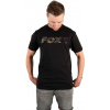 FOX Black/Camo Print T-Shirt veľkosť S