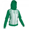 SUPERNOVA HOODED JACKET GREEN-WHITE WOMAN XS