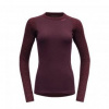 Devold Duo Active Merino 205 Shirt Wmn port S; Červená triko