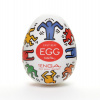 TENGA Easy Beat Egg Keith Haring Dance jednorazový masturbátor v tvare vajíčka