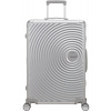 Veľký cestovný kufor A.T. Soundbox Alu Silver