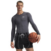 Pánske kompresné tričko s dlhým rukávom UNDER ARMOUR-UA HG Armour Comp LS-GRY Šedá M 2026