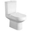 Aqualine VERMET WC kombi mísa, spodný/zadný odpad, biela VR038