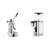 La Pavoni Stradivari Lusso + Rocket Espresso GIANNINO, chrome/black