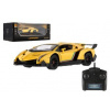 RC auto Lamborghini plast 20 cm 2,4 GHz na diaľk. ovládanie na batérie so svetlom v krabici 29x11x14 cm