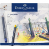 FAREBNÉ CERUZKY - FABER CASTELL - GOLDFABER - PLECHOVÉ PÚZDRO | 24 KS