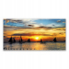Nástenná maľba 140x70 lodí morské slnko krajina (Nástenná maľba 140x70 lodí morské slnko krajina)